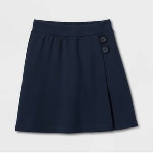 Girls Pull On Uniform Skort Elegant Navy Blue Cat & Jack Sz XL (14)